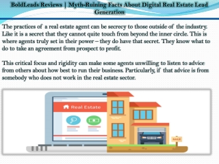 BoldLeads Reviews | Myth-Ruining Facts About Digital Real Estate Lead Generation