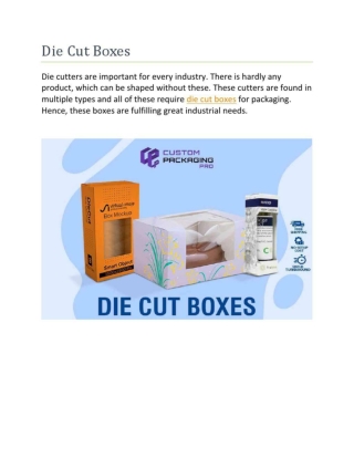 Die Cut Boxes