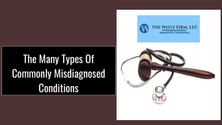 The Many Types Of Commonly Misdiagnosed Conditions