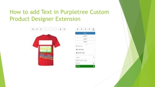 How to add Text in Purpletree Custom Product Designer Extension