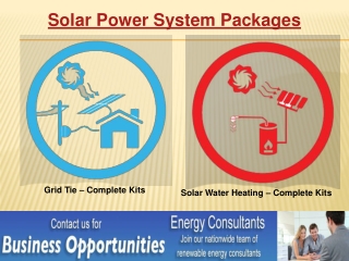 Solar Power System Packages