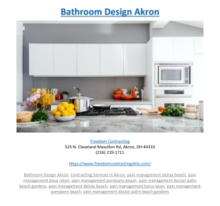 Bathroom Design Akron