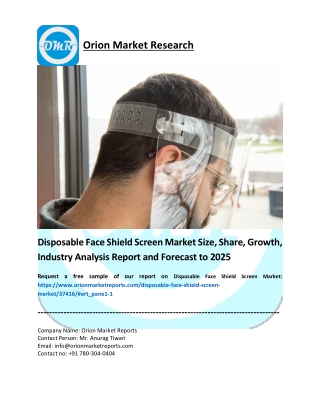 Disposable Face Shield Screen Market