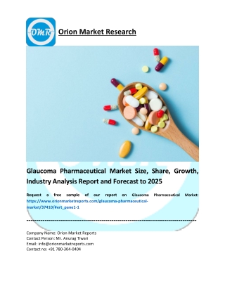 Glaucoma Pharmaceutical Market