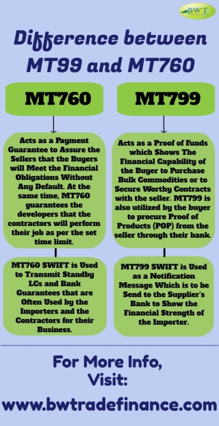 Infographic: Difference between MT799 and MT760