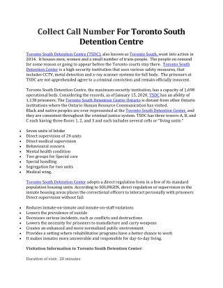 Toronto South Detention Centre