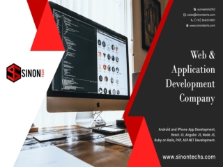 Web Application Development Company in USA - Sinon Tech