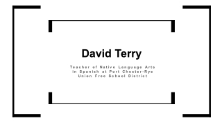 David Terry, Port Chester Teacher - Experienced Professional