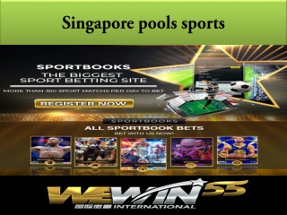 Tips to identify Singapore pools sports