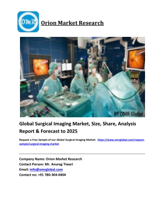 Global Surgical Imaging Market Growth, Size, Share, Industry Report and Forecast 2020-2026