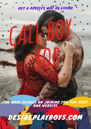 What Should You Do Before Joining Call Boy Job?