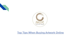 Top Tips When Buying Artwork Online