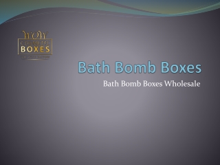 Bath Bomb boxes