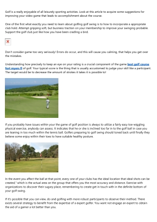 Tips About How To Come to be A Better Golfer