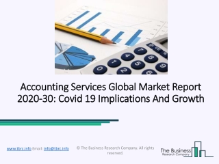 Accounting Services Market Shares, Strategies and Forecast Worldwide 2020 to 2030