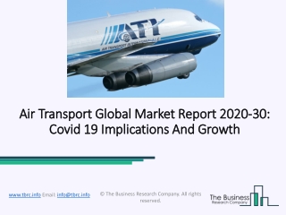 Air Transport Market Comprehensive Growth Analysis Forecast 2020-2030