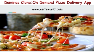 Dominos Clone: On Demand Pizza Delivery App