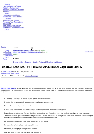 Quickbooks Customer service phone number  1 (888)403-0506