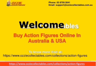 Buy Action Figures Online-Ozzie Collectables