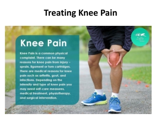 Treating Knee Pain