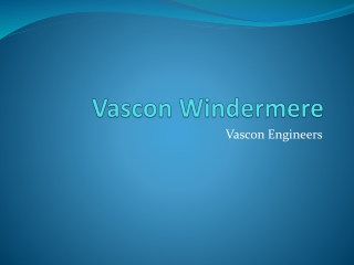 Not ordinary, 4 & 5 BHK Lavish Duplexes at @Vascon Windermere is a whole new world for luxury exclusively designed by Va