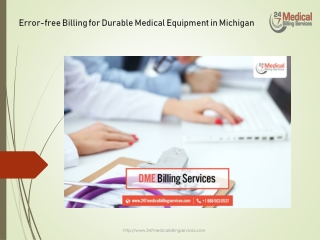Error-free Billing for Durable Medical Equipment in Michigan