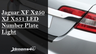 Jaguar XF X250 XJ X351 LED Number Plate Light