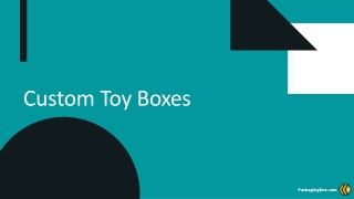 Custom Toy Boxes