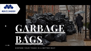 Heavy Duty Garbage Bags