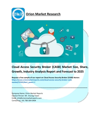 Cloud Access Security Broker (CASB) Market