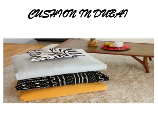 Cushions iIn Dubai