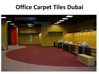 Office Carpet Tiles Dubai
