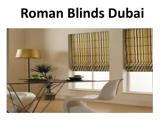 Roman Blinds Dubai