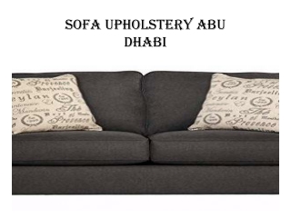 Sofa Upholstery Abu Dhabi