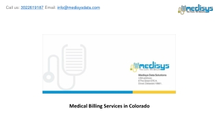 Medical Billing Services in Colorado