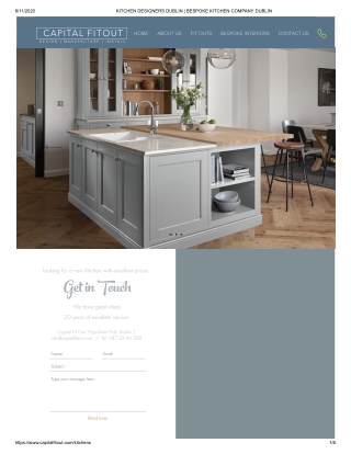 Capital Fitout | Hand Painted Kitchen Designers in Dublin