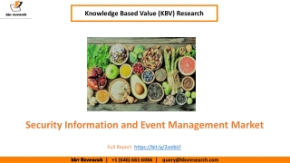 Security Information and Event Management Market size is expected to reach $6 billion by 2026 - KBV Research