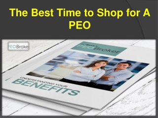 The Best Time to Shop for A PEO