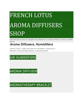 Aromatherapy Necklace | Essential Oil Bracelet - French Lotus