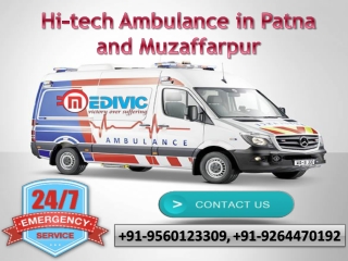 Utilize First-Class Medical Care by Medivic Ambulance in Patna