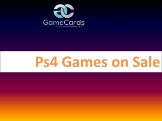 Ps4 Games on Sale