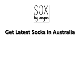 Get Latest Socks in Australia