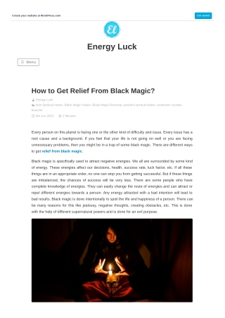 How to Get Relief From Black Magic?