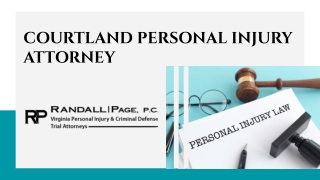 Do You Need A Personal Injury Lawyer? Contact Randall Page, PC