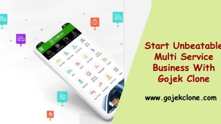 Start Unbeatable Multi Service Business With Gojek Clone