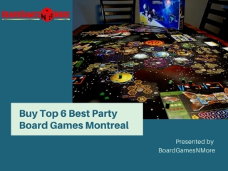 Buy Top 6 Best Party Board Games Montreal