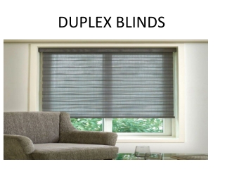 Duplex Blind Dubai