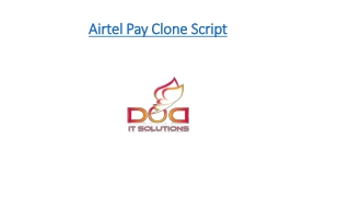 Airtel Pay Clone | Airtel Pay Clone Script | DOD IT SOLUTIONS