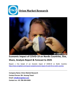 Economic Impact of COVID-19 on Nordic Countries Growth, Size, Share, Industry Report and Forecast 2019-2025