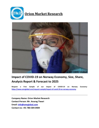 Impact of COVID-19 on Norway Economy Growth, Size, Share, Industry Report and Forecast 2019-2025